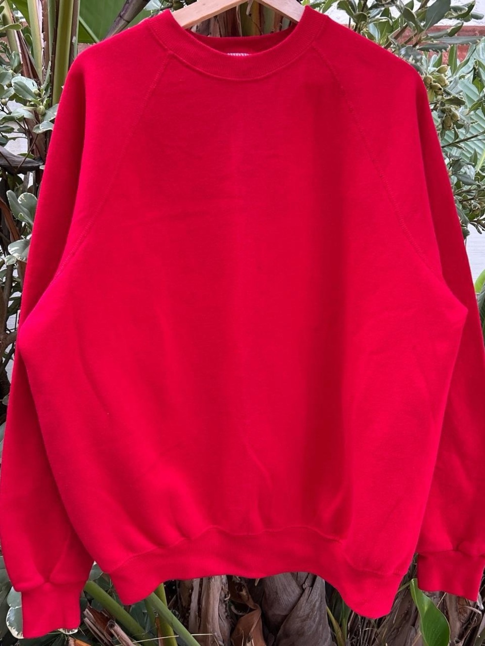 Vintage 90s Lee Sturdy Sweats Blank Crewneck Sweatshirt Red USA Men’s XXL